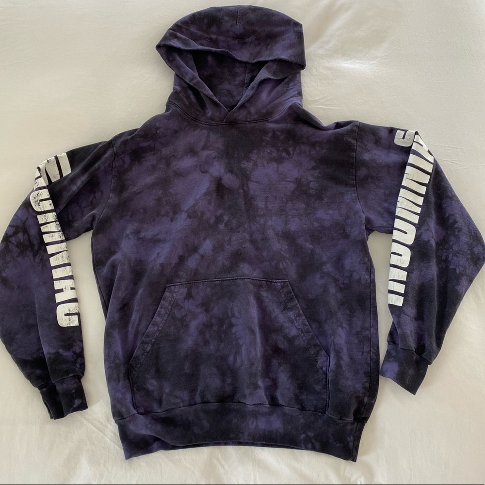 Insomniac purple tie dye hoodie